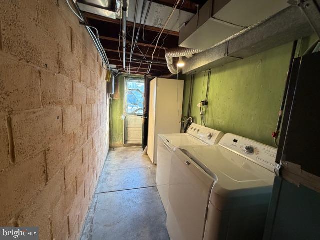 7221 Horrocks Street Philadelphia, PA 19149 - Photo 14 of 15 a utility room with dryer and washer