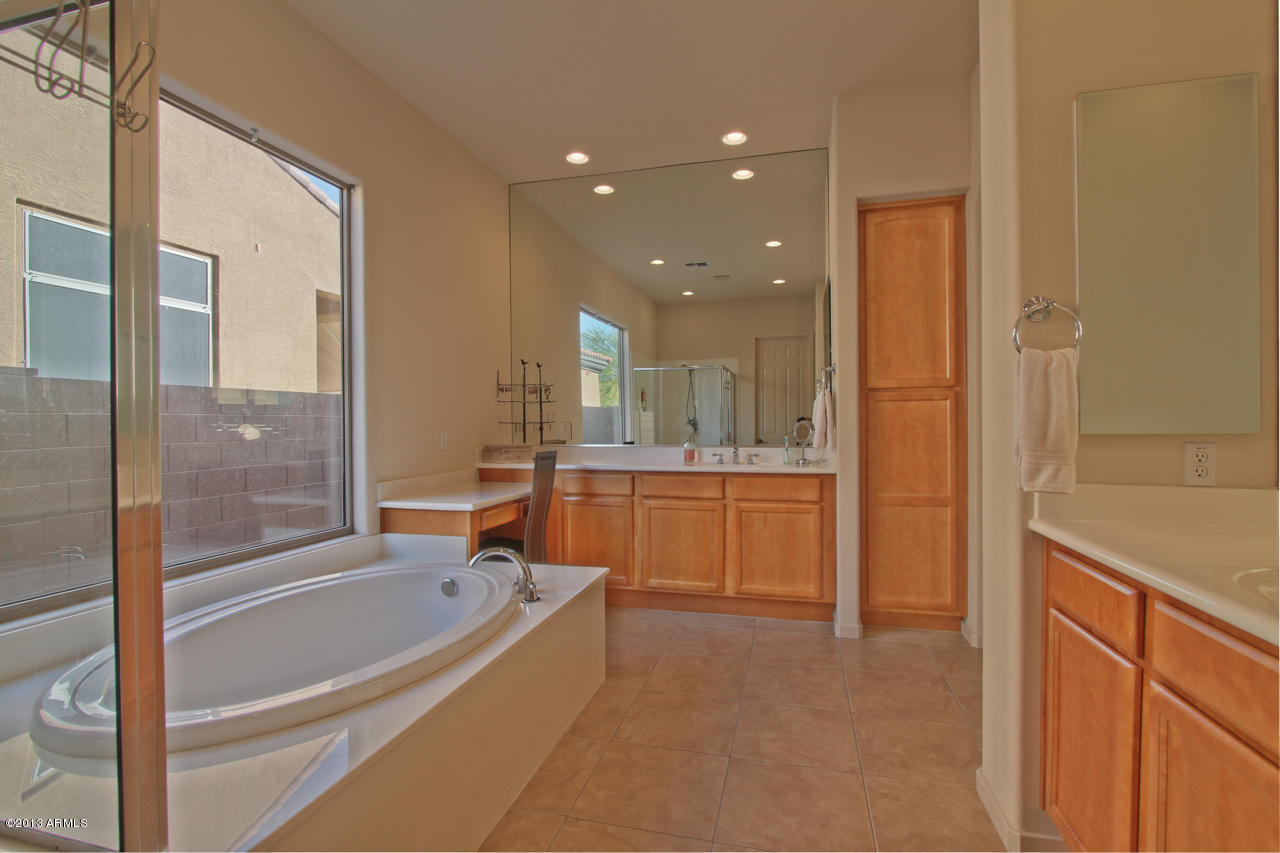 1711 West Brianna Road Phoenix, AZ 85085 - Photo 17 of 35 Master Bathroom with Dual Vanities