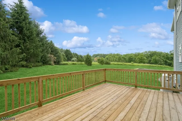 a view of a back yard of the house with green space
