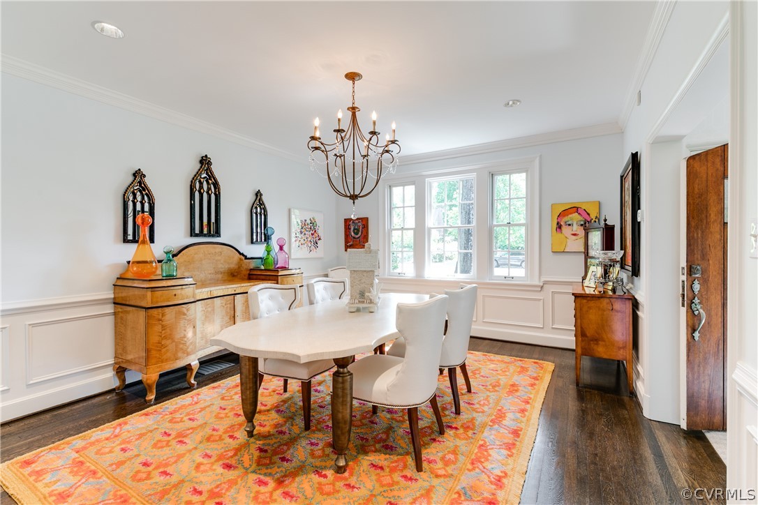 14 Roslyn Road Richmond, VA 23226 - Photo 13 of 49 a view of a dining room with furniture window and wooden floor