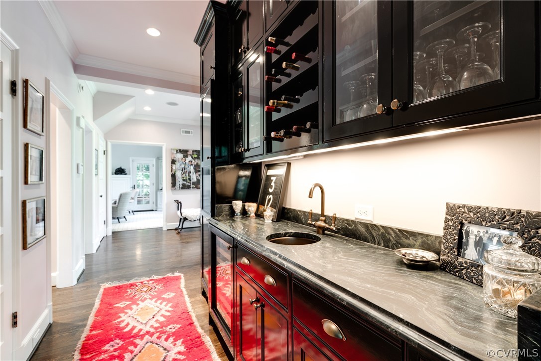 14 Roslyn Road Richmond, VA 23226 - Photo 21 of 49 a kitchen with stainless steel appliances granite countertop a sink and cabinets