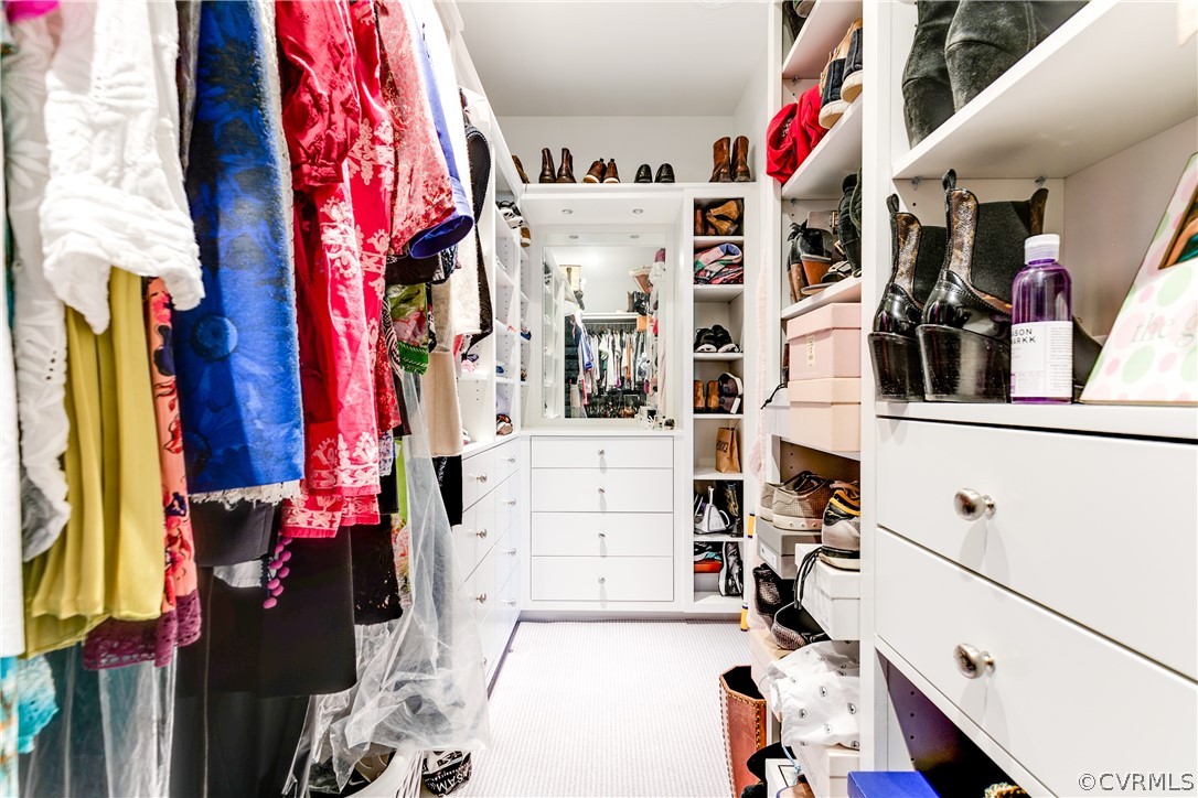 14 Roslyn Road Richmond, VA 23226 - Photo 29 of 49 a view of walk in closet with clothes and shoes