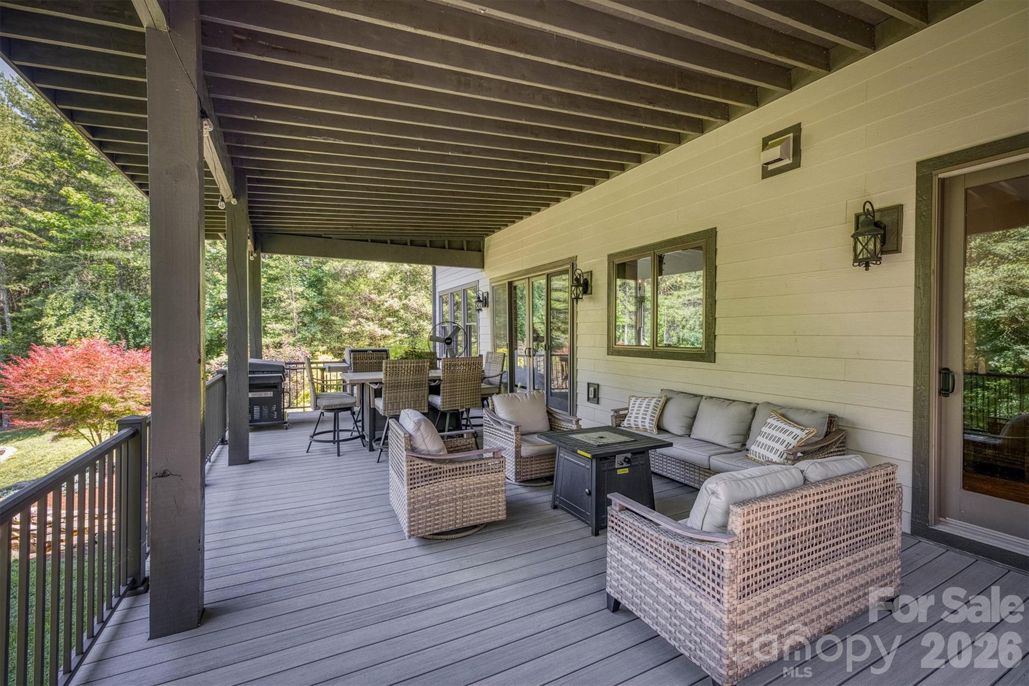 2243 Cottage Park Road Morganton, NC 28655 - Photo 21 of 48 a outdoor living space with furniture and garden view