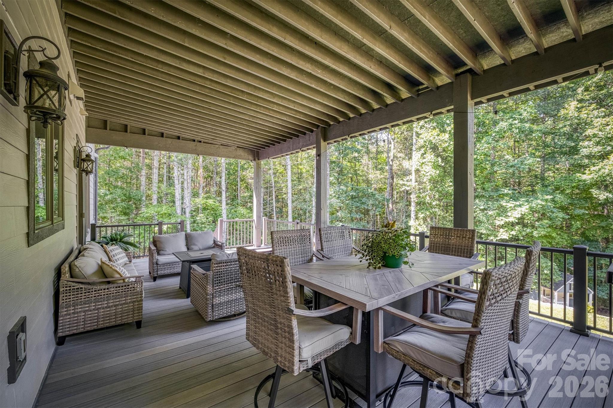 2243 Cottage Park Road Morganton, NC 28655 - Photo 22 of 48 a dining room with furniture and wooden floor
