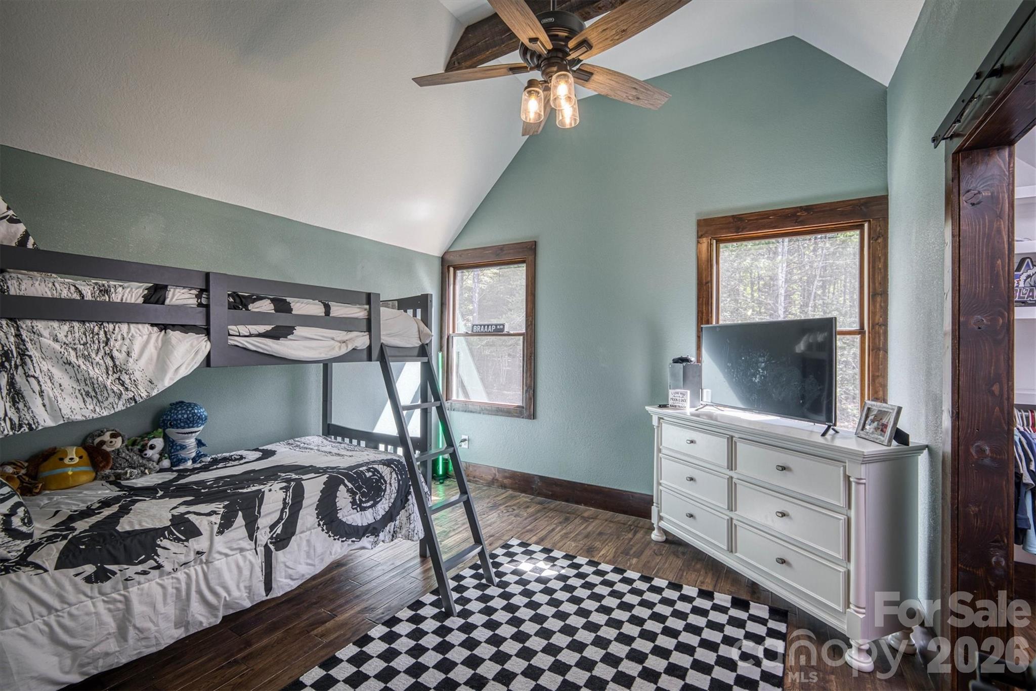 2243 Cottage Park Road Morganton, NC 28655 - Photo 41 of 48 a bedroom with a bed and furniture