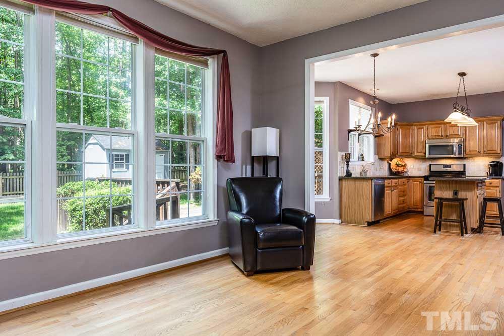 9501 Miranda Drive Raleigh, NC 27617 - Photo 5 of 30 Open to the kitchen to promote family time and entertaining!