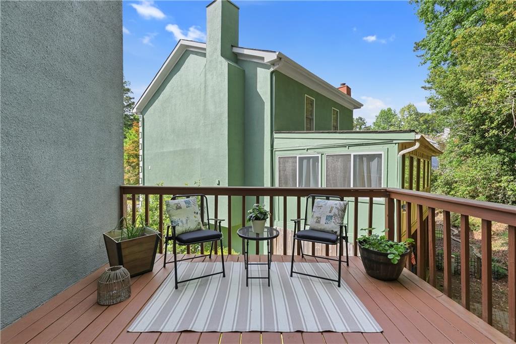 3800 Meeting Street Northwest Duluth, GA 30096 - Photo 39 of 46 a view of balcony with wooden floor and fence