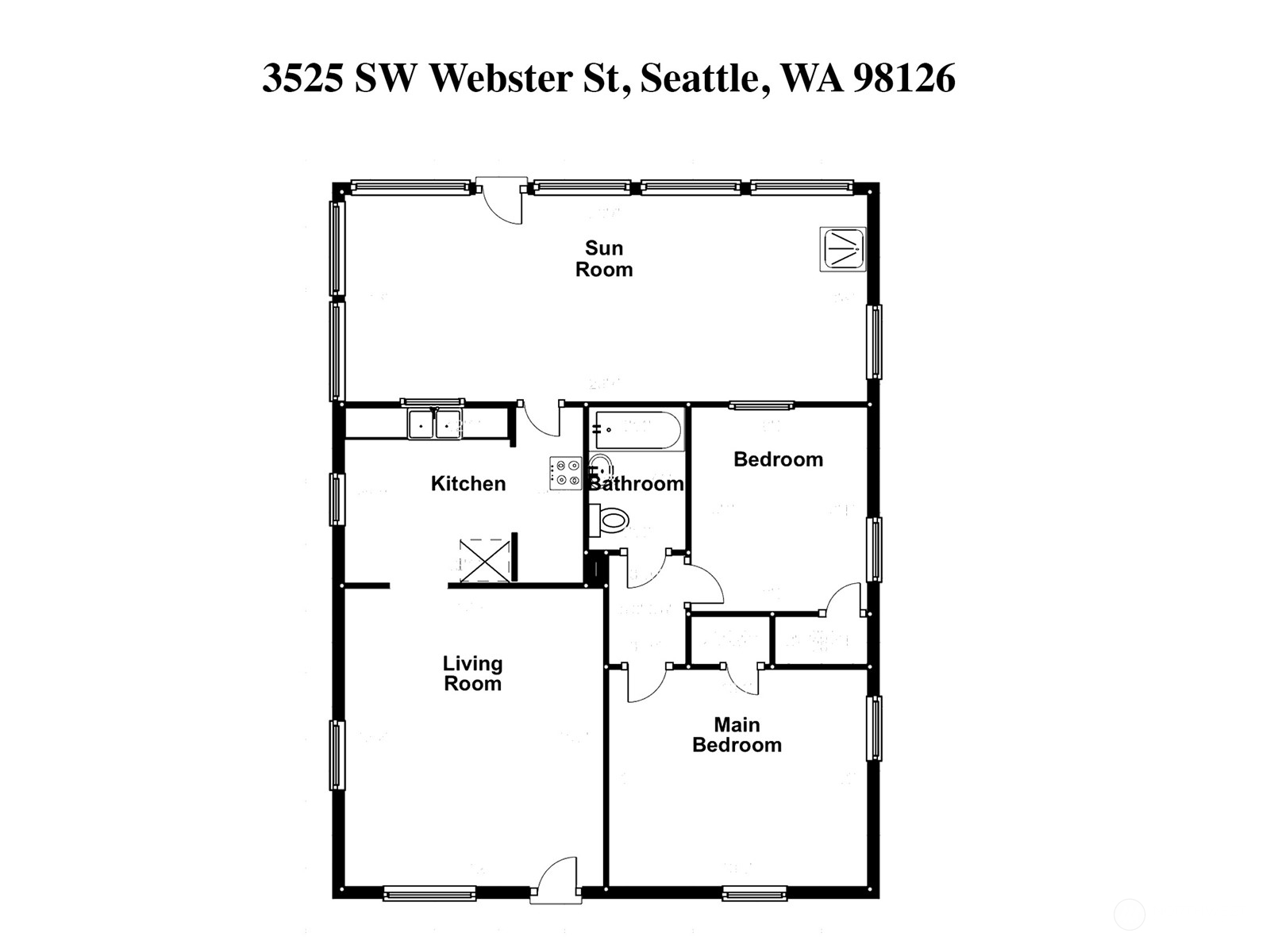 3525 Southwest Webster Street Seattle, WA 98126 - Photo 37 of 37 a picture of a floor plan