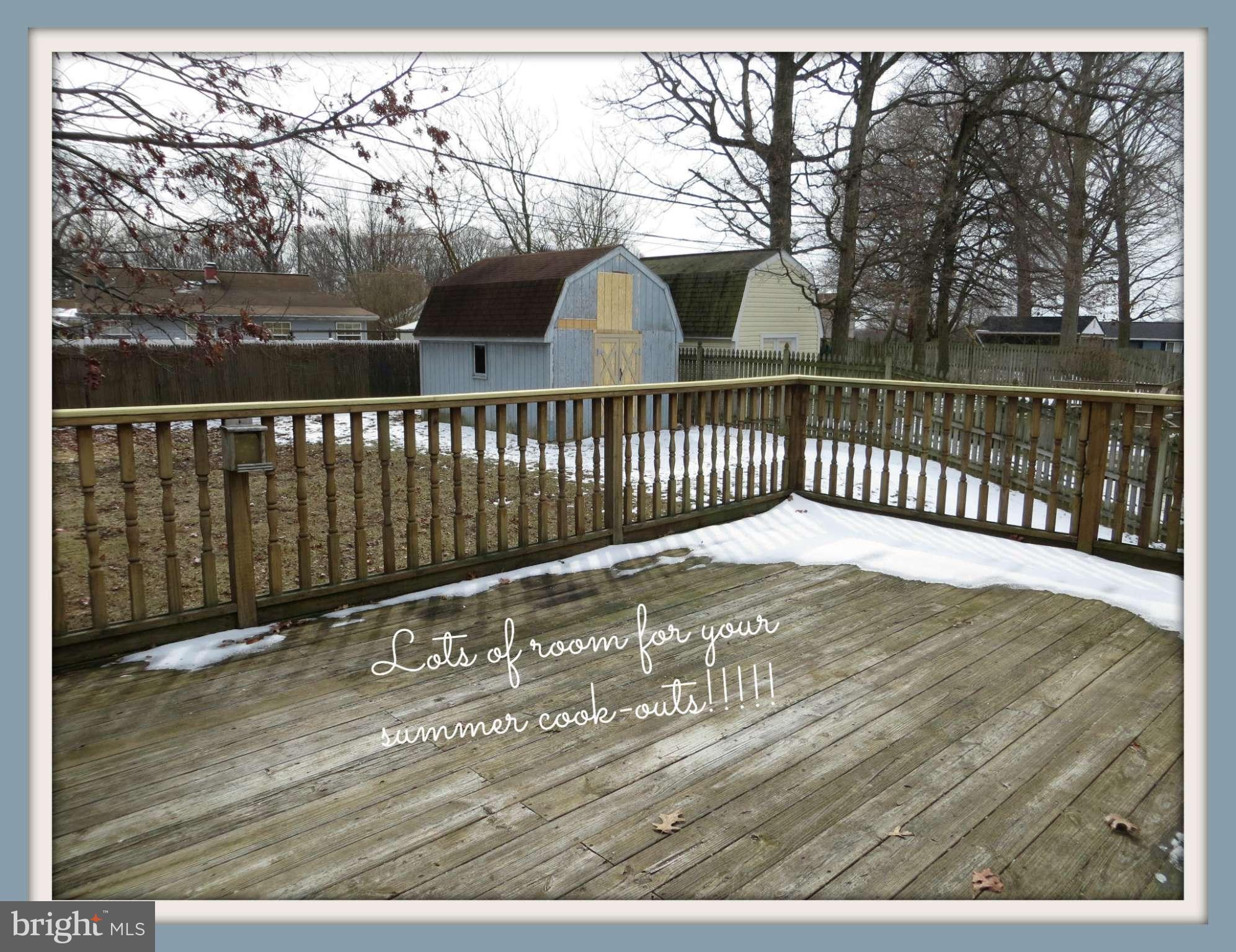 117 Sandhill Road Essex, MD 21221 - Photo 12 of 13 a view of deck with wooden floor and fence