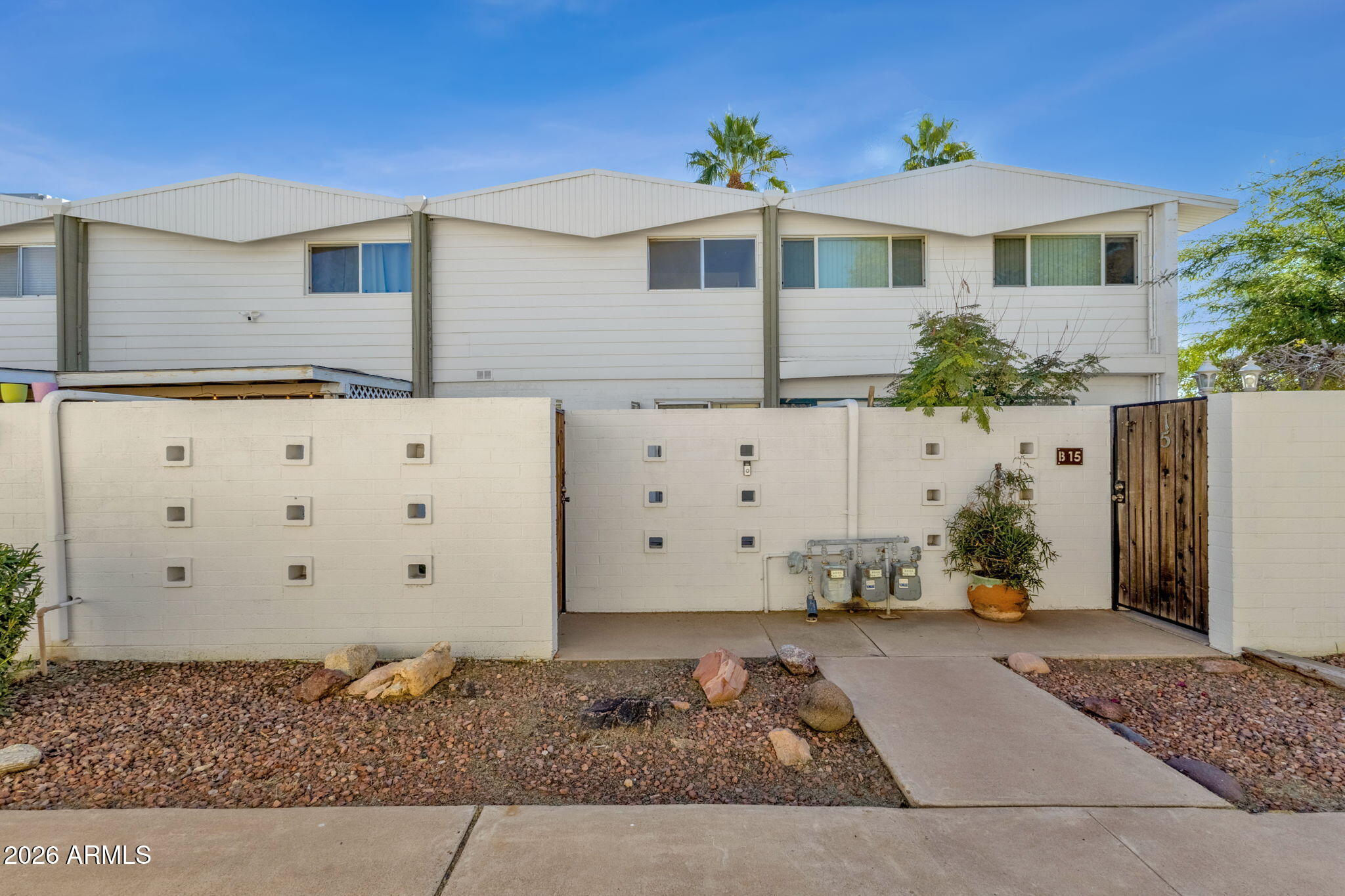 815 North Hayden Road, Unit B14 Scottsdale, AZ 85257 - Photo 22 of 23 Back Entrance