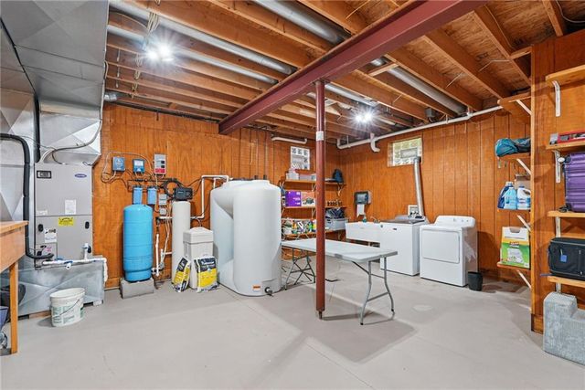 a view of storage and utility room
