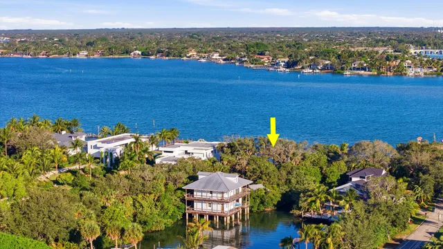 a view of a lake with a mountain in the background
