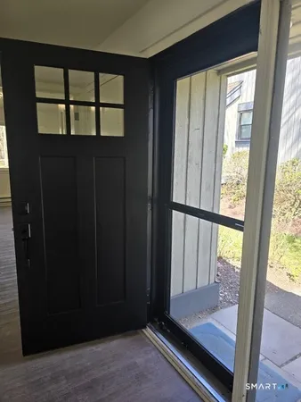 a view of front door