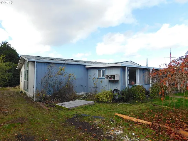 a backyard of a house