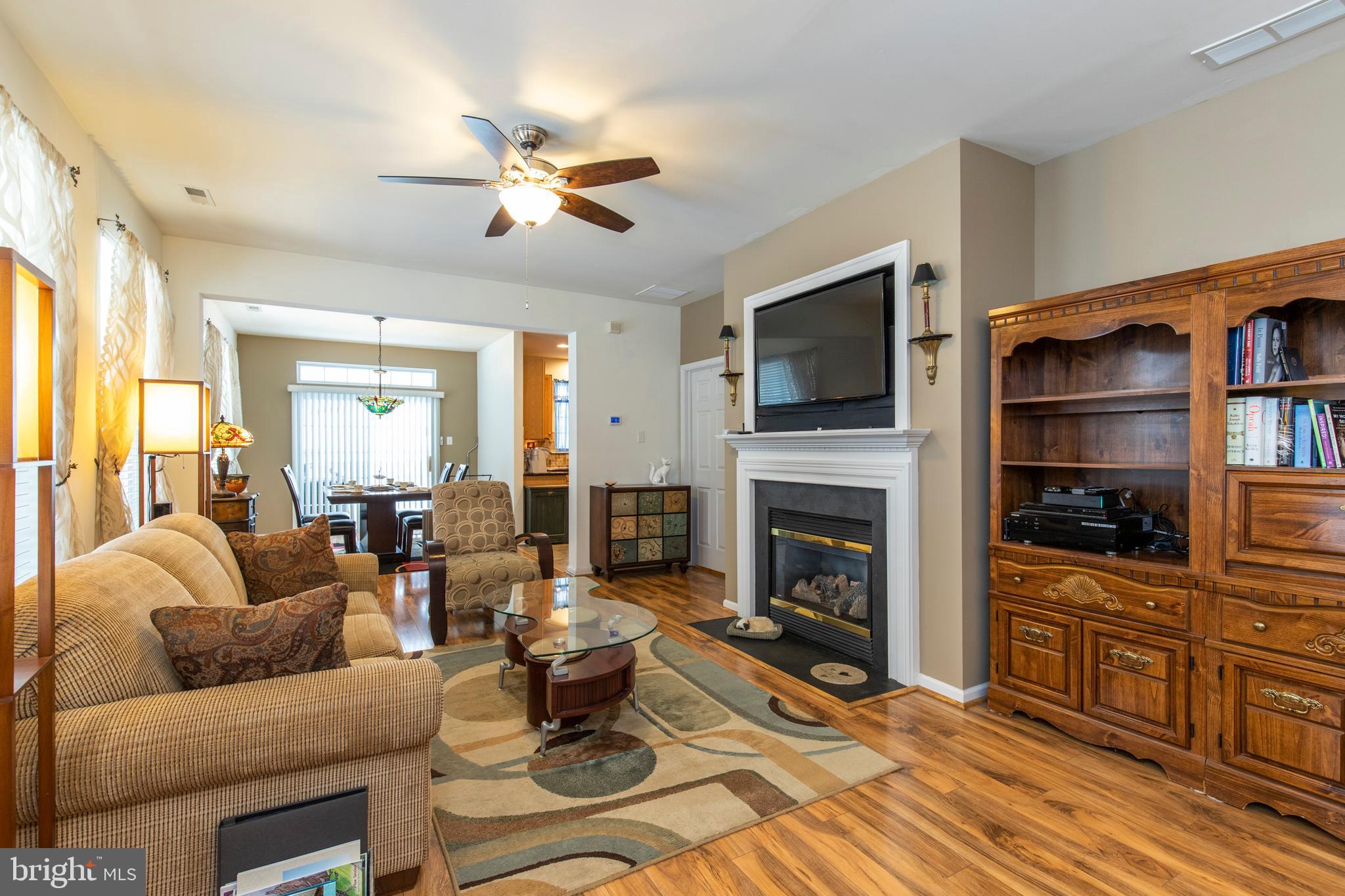 1643 Boxwood Road Garnet Valley, PA 19060 - Photo 4 of 17 Living room w. Gas Fireplace