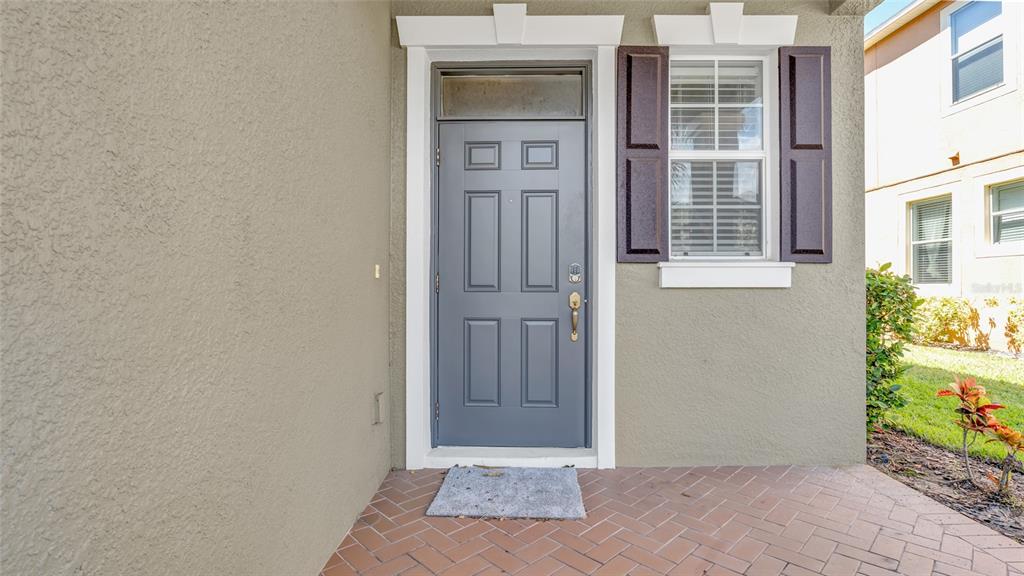1695 Ludington Avenue Wesley Chapel, FL 33543 - Photo 4 of 65 front view of a house with a door and a window