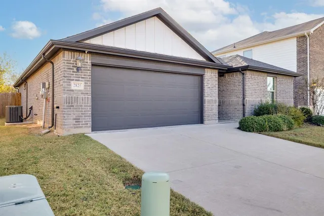 a backyard of a house