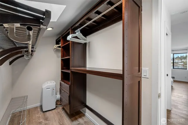 a view of a lake with outdoor space