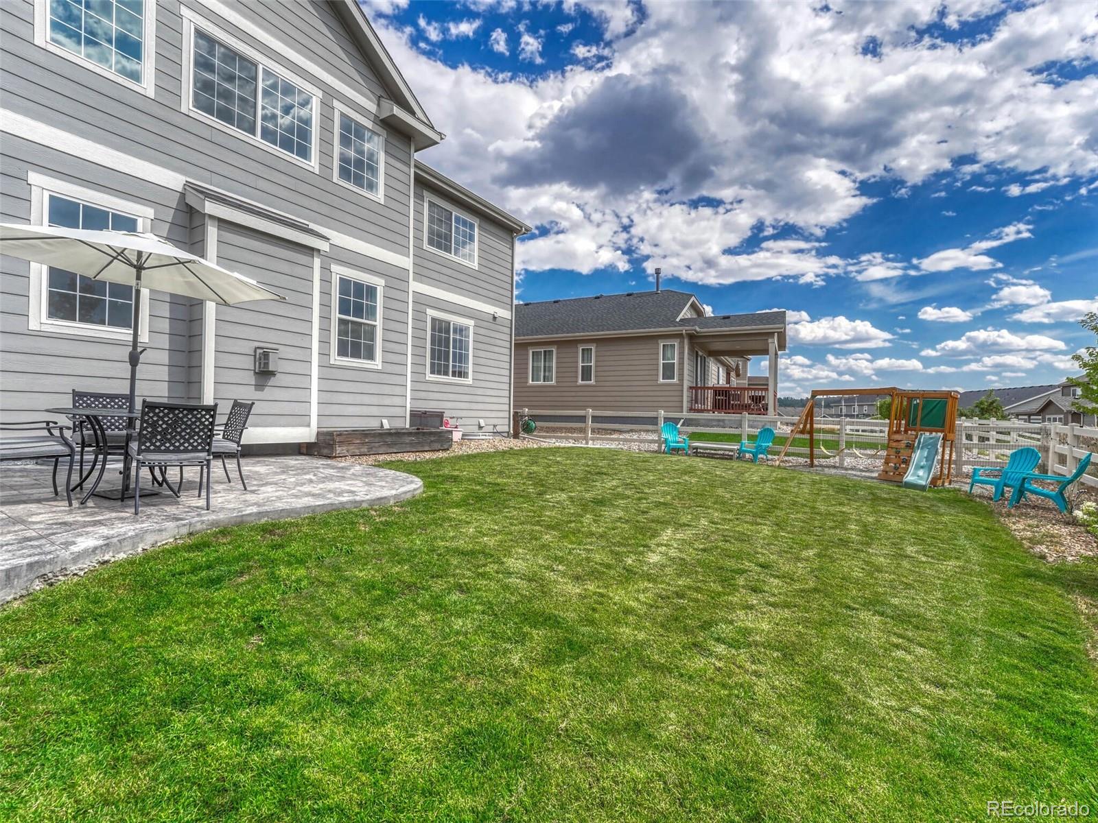 5921 Berry Ridge Wy. Castle Rock, CO 80104 - Photo 40 of 43 front view of a house with a yard