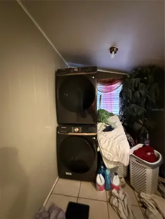 a room with furniture and a potted plant