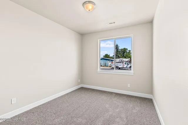 a view of a window in a room