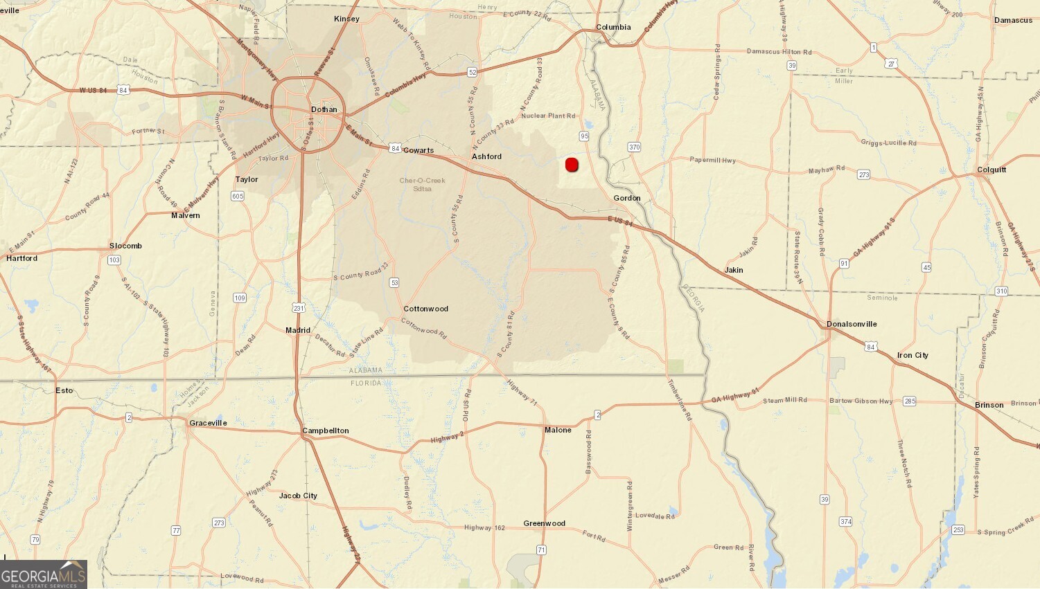 0 Ed Tolar Road, Unit TRACT A Pansey, AL 36370 - Photo 20 of 20 a bathroom with a shower curtain