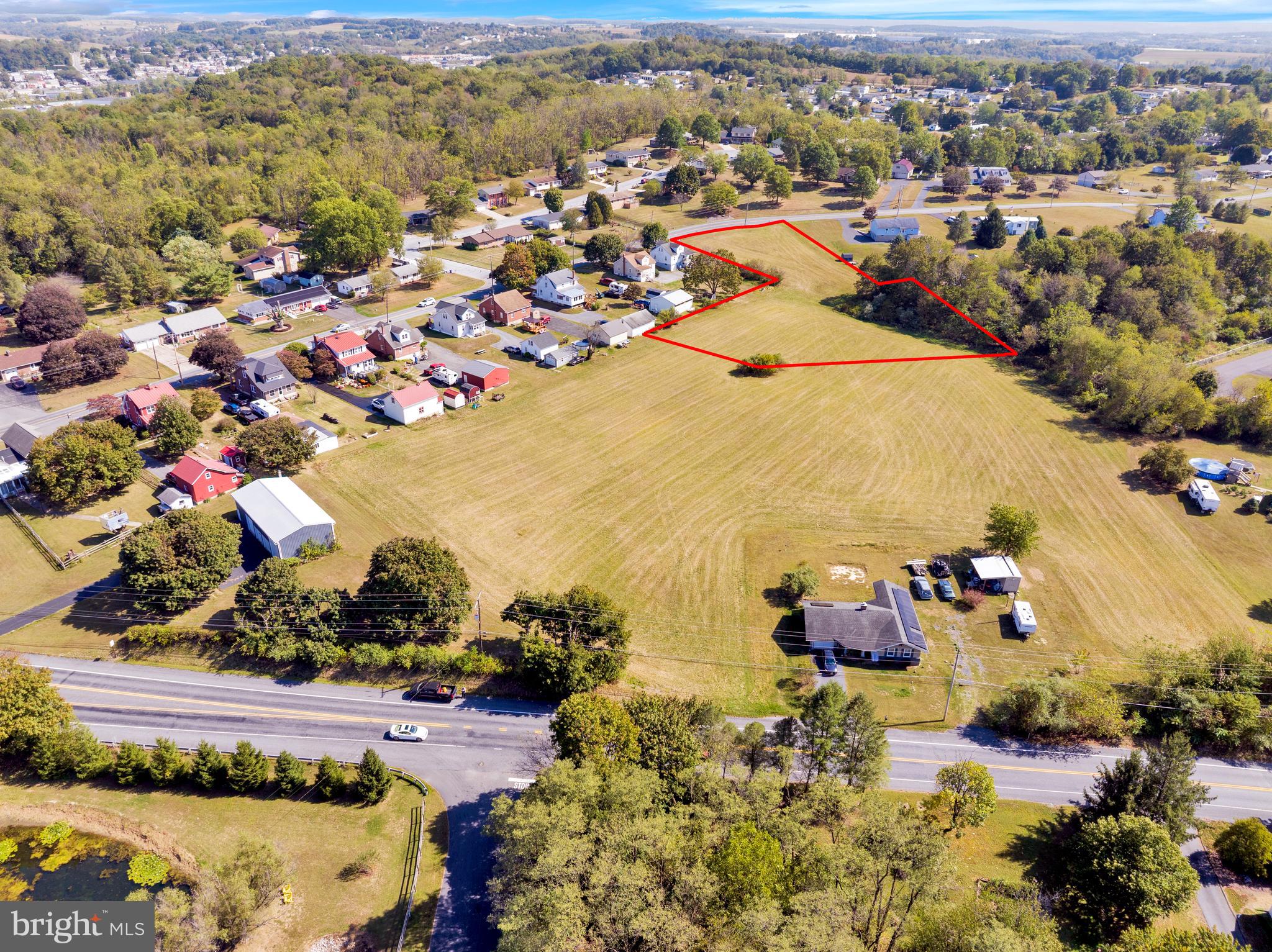 1 Berne Road Hamburg, PA 19526 - Photo 2 of 4 an aerial view of residential houses with outdoor space