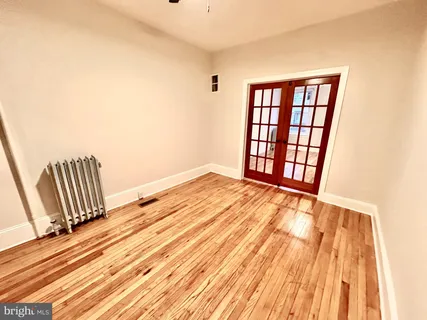 wooden floor in a room