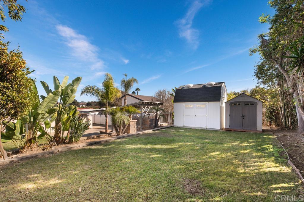 5199 El Arbol Drive Carlsbad, CA 92008 - Photo 14 of 57 2 SHEDS, SO MANY OPTIONS PLUS ANOTHER GRASSY PRIVATE LAWN