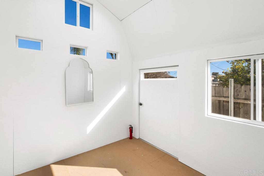 5199 El Arbol Drive Carlsbad, CA 92008 - Photo 15 of 57 Interior of XL finished shed. What will you use this great space for?