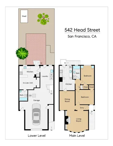 $998,000 | 542 Head Street, San Francisco, CA 94132