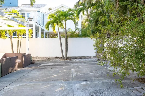 a view of an outdoor space with patio
