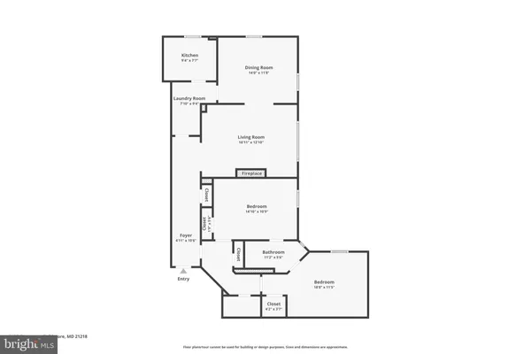 $255,000 | 3405 Greenway, Unit 105, Baltimore, MD 21218