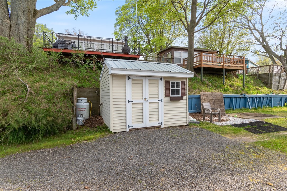 7945 Lake Road, Unit 86 Sodus, NY 14555 - Photo 6 of 22 There’s a shed to store all those toys!