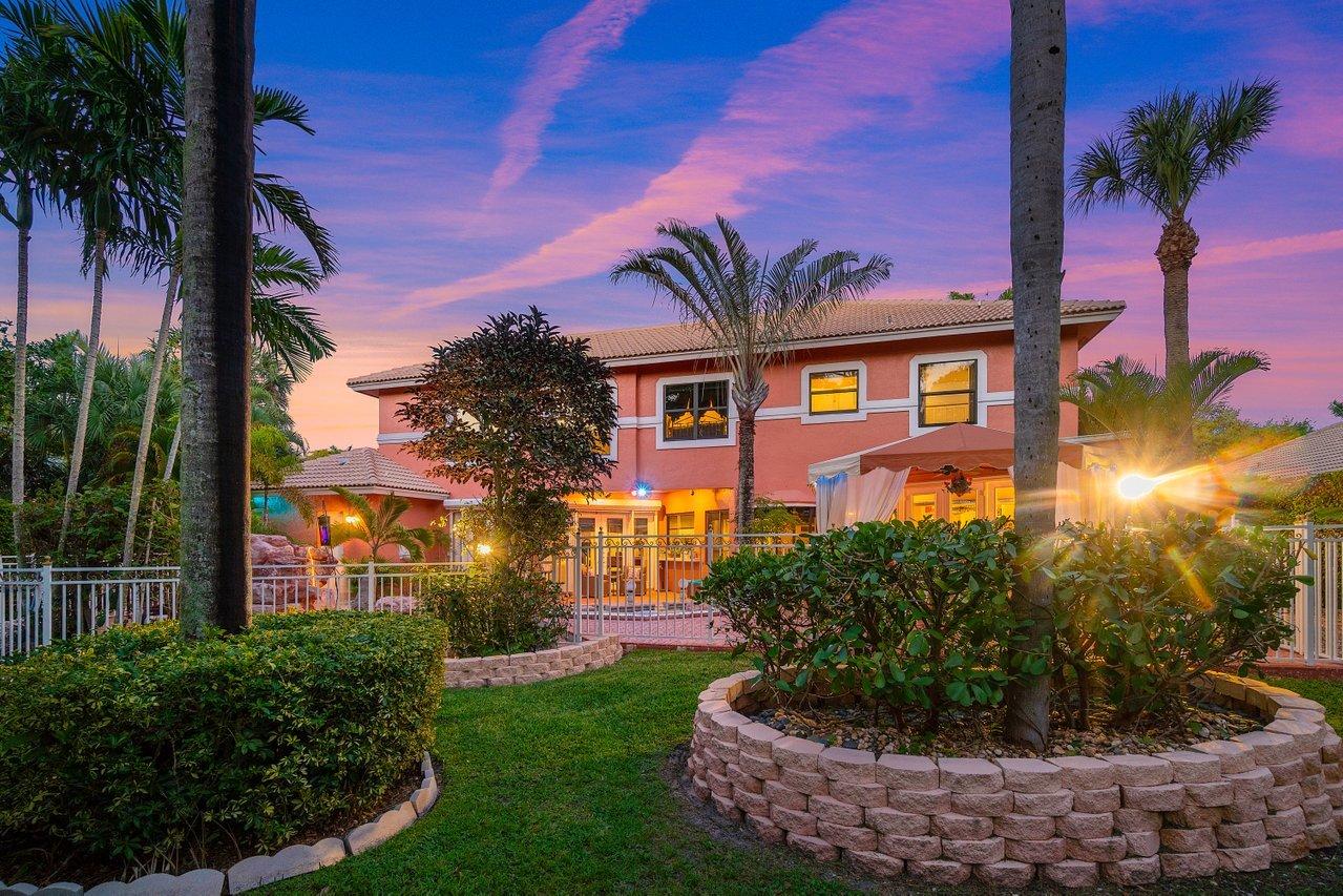 1161 Southwest 19th Avenue Boca Raton, FL 33486 - Photo 9 of 60 Twilight Backyard