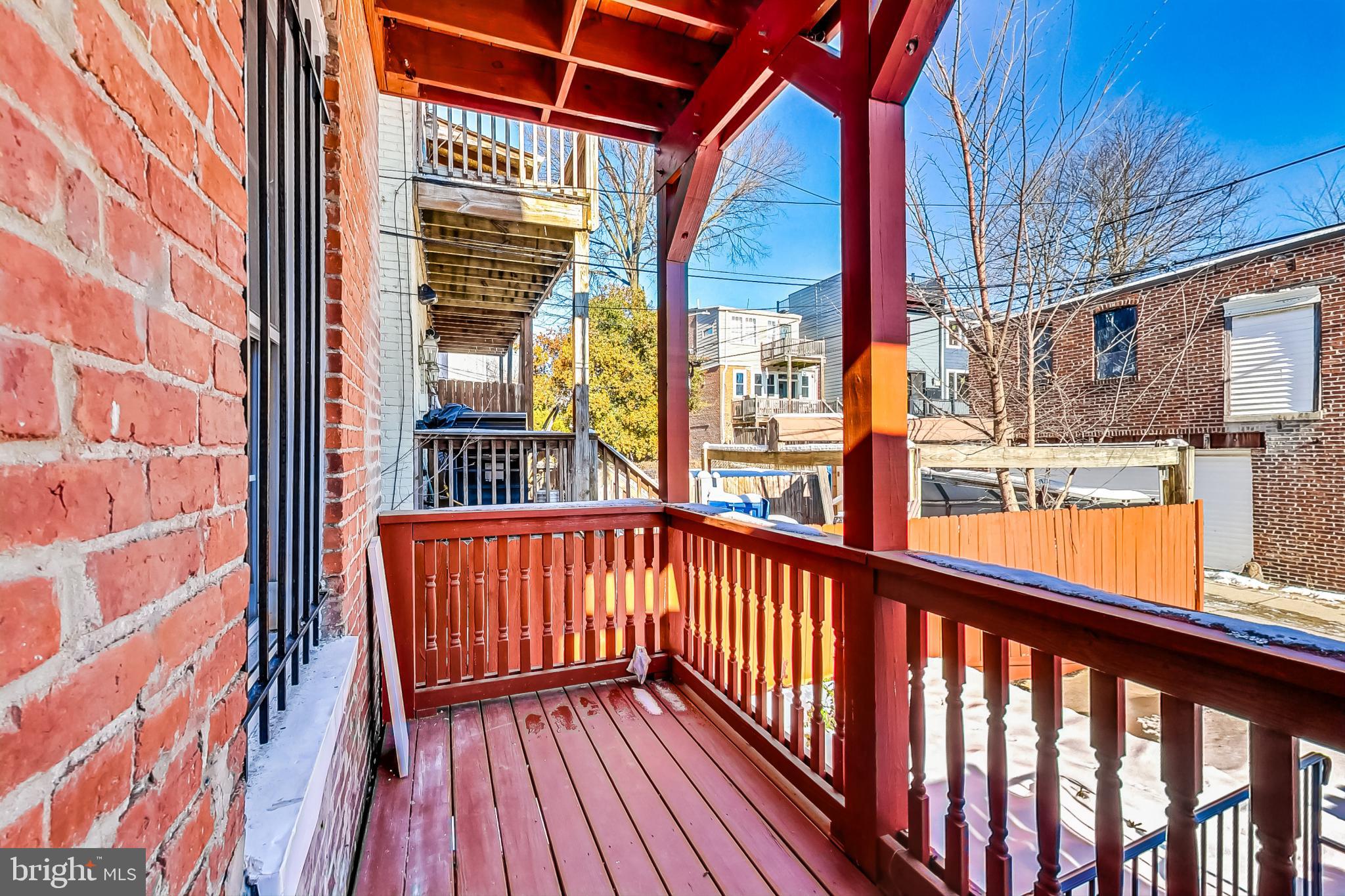 2119 1st Street Northwest Washington, DC 20001 - Photo 19 of 58 Main Level back porch