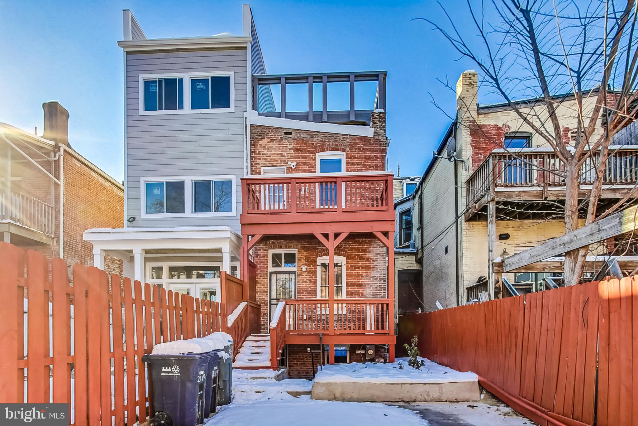 2119 1st Street Northwest Washington, DC 20001 - Photo 57 of 58 Rear View of Home