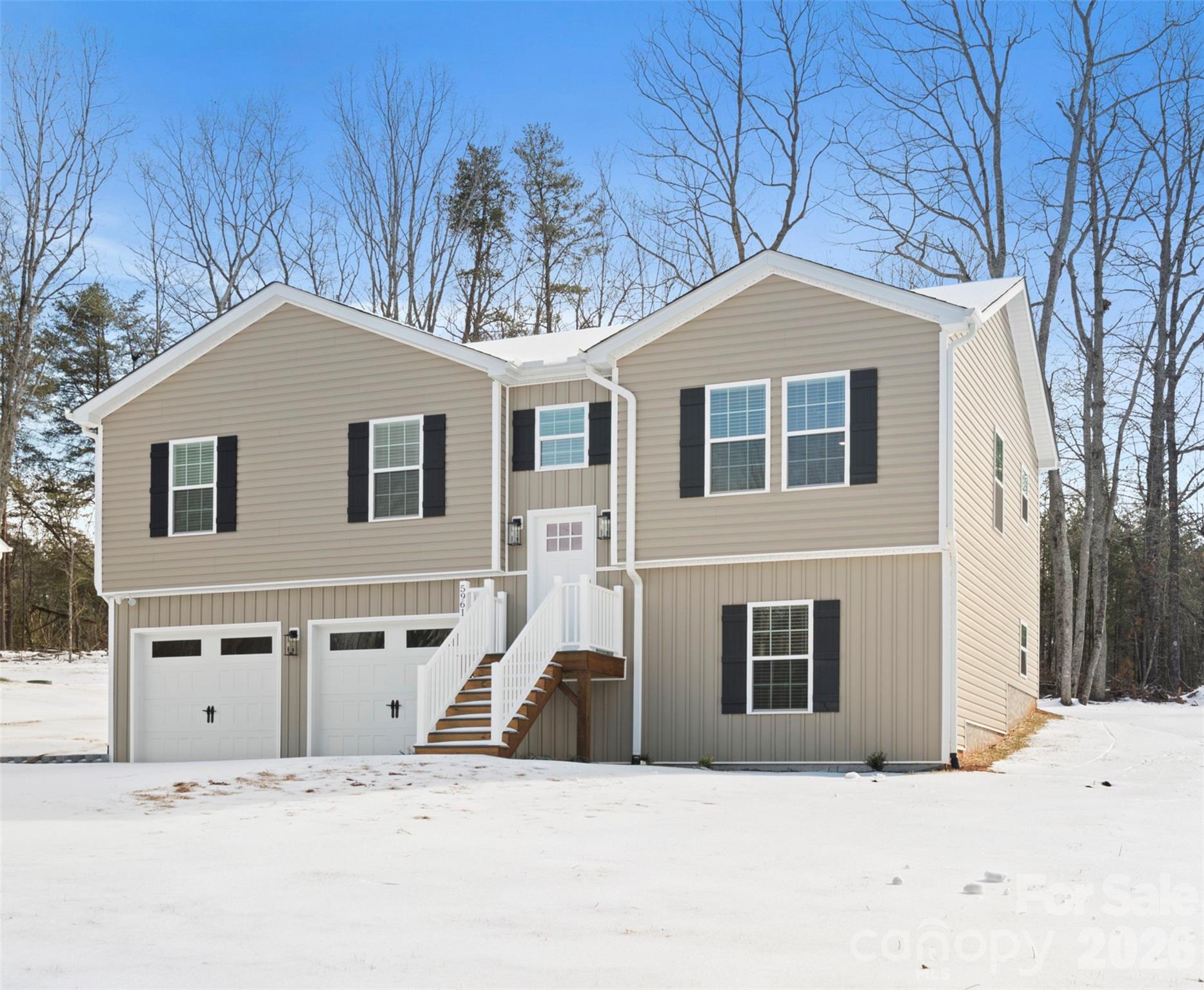 5961 Charlie Little Road Granite Falls, NC 28630 - Photo 29 of 29 a front view of a house with a yard