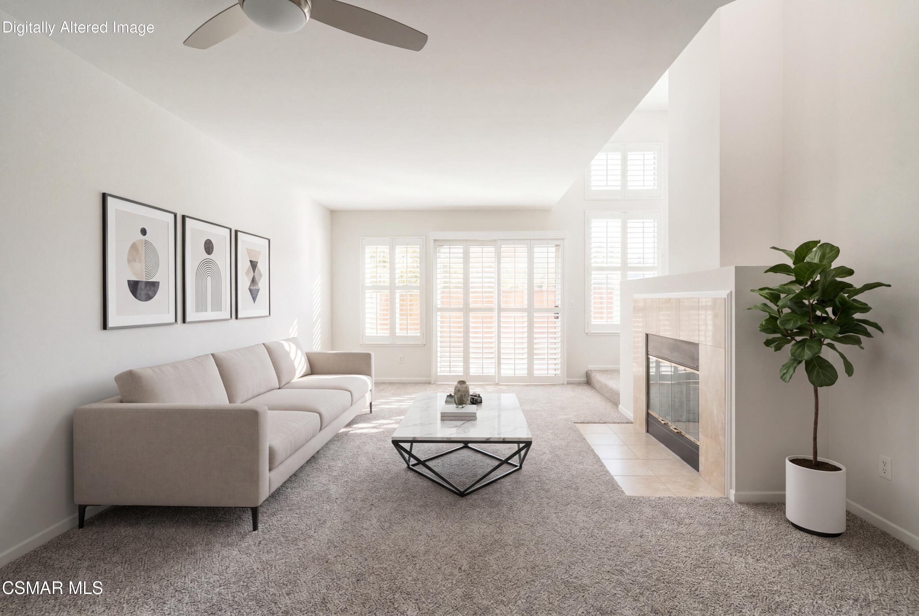 4240 Lost Hills Road, Unit 3302 Calabasas, CA 91301 - Photo 3 of 27 living room digitally staged