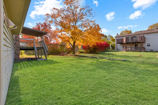 a balcony with furniture and a couch