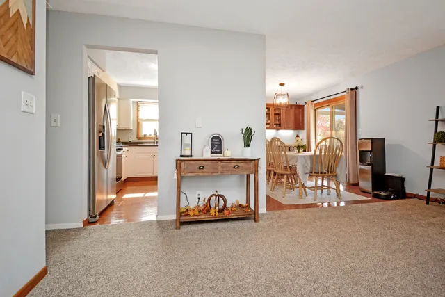 a room with furniture and a window