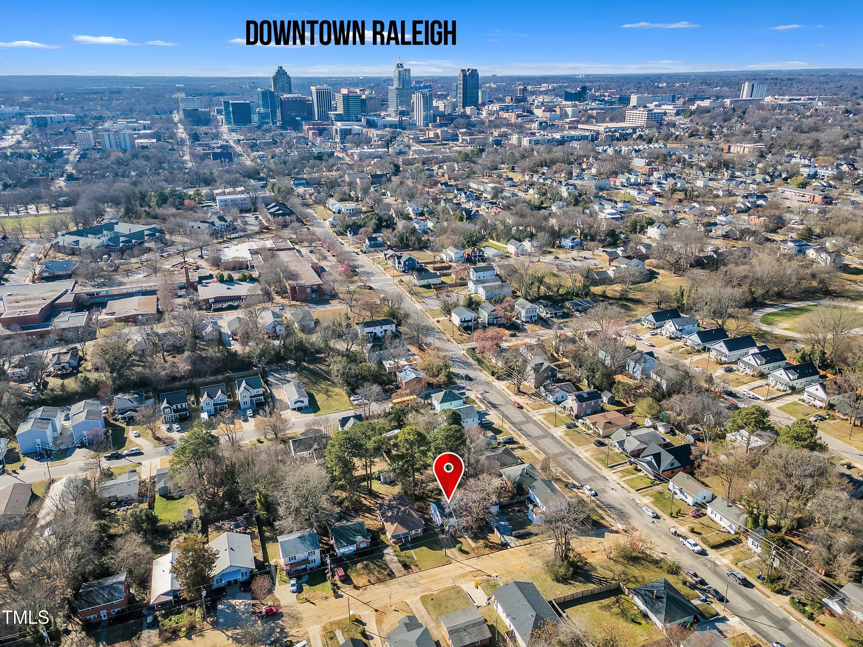 602 Quarry Street Raleigh, NC 27601 - Photo 41 of 49 an aerial view of a city