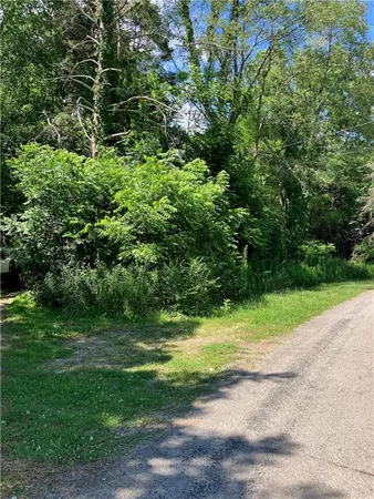 a view of a yard with a trees