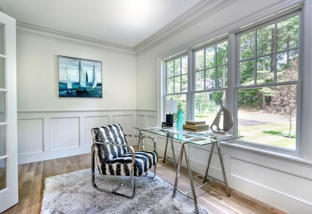 45 Widow Rights Lane Sudbury, MA 01776 - Photo 11 of 23 a view of a workspace with furniture and a window