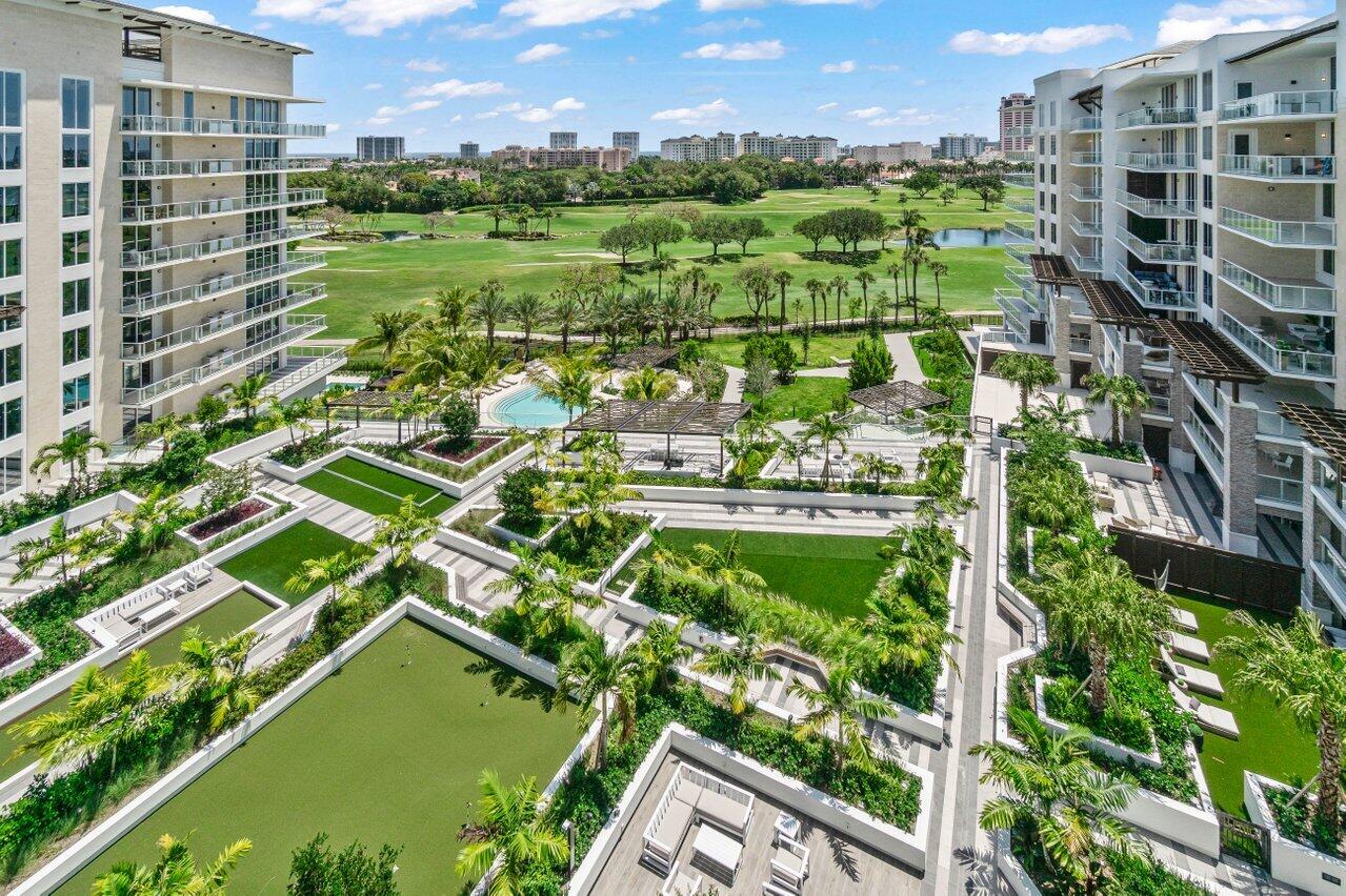 220 Southeast Mizner Boulevard, Unit 810 Boca Raton, FL 33432 - Photo 31 of 39 a view of a garden