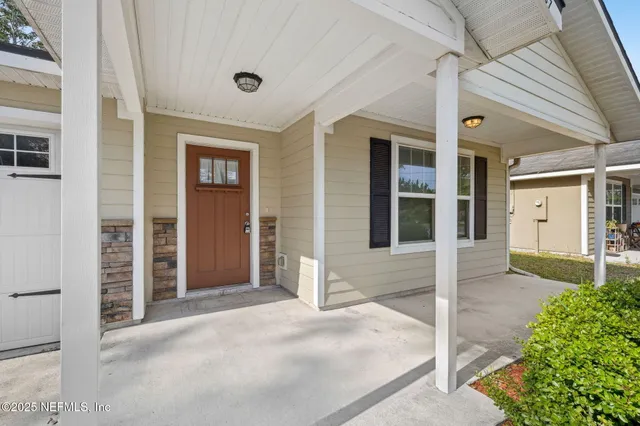 front view of a house with a porch