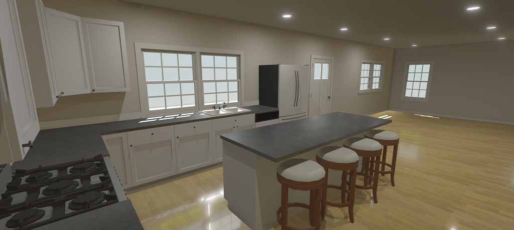 510 Main Road Chesterfield, MA 01012 - Photo 9 of 13 a kitchen with stainless steel appliances granite countertop a stove a sink and a microwave