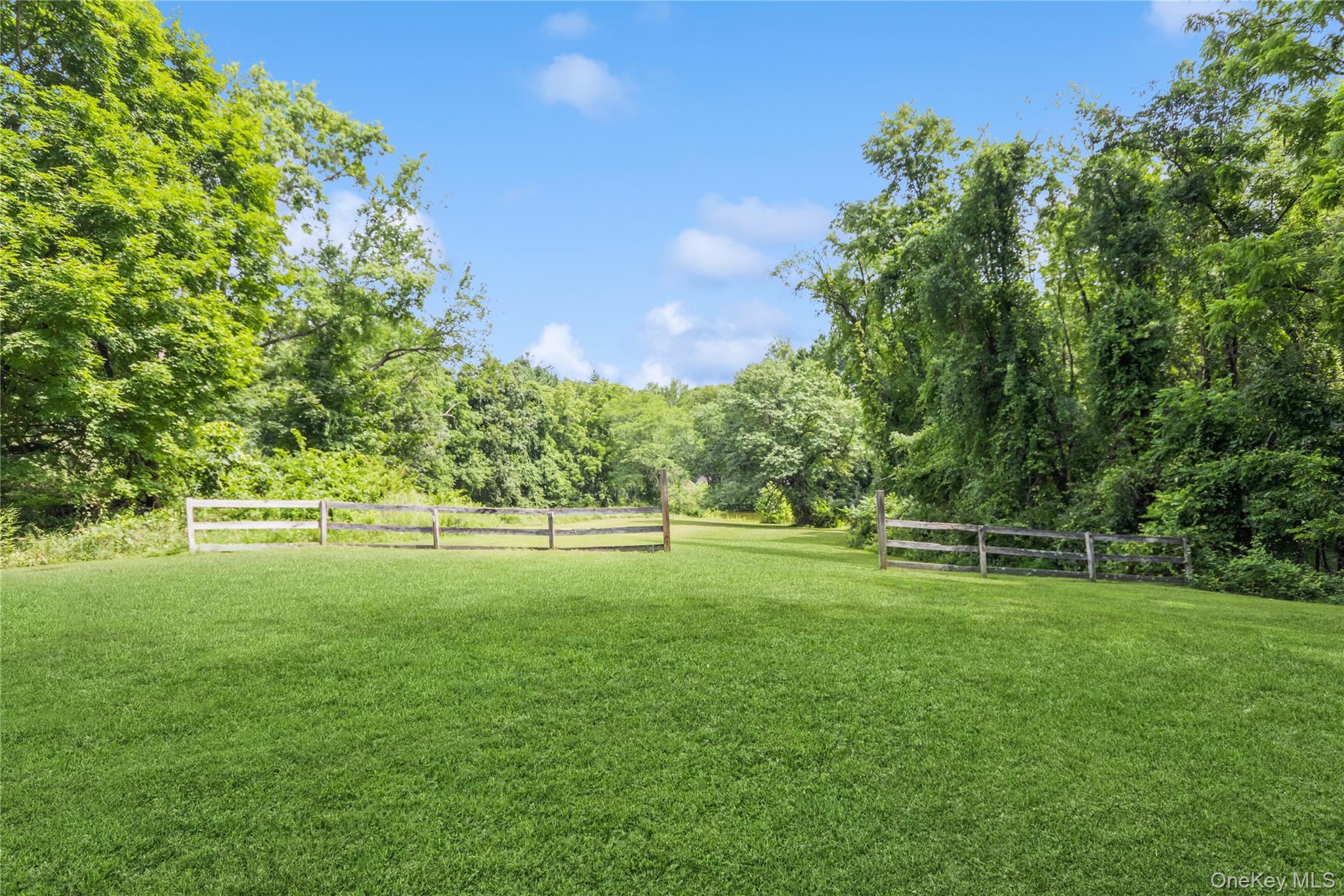 93 Widmer Road Wappingers Falls, NY 12590 - Photo 41 of 45 View of yard with a view of trees, wooden fencing, original pasture area