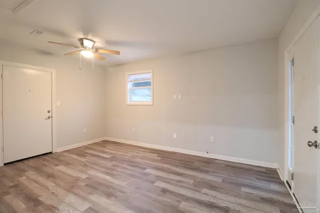 wooden floor in an empty room