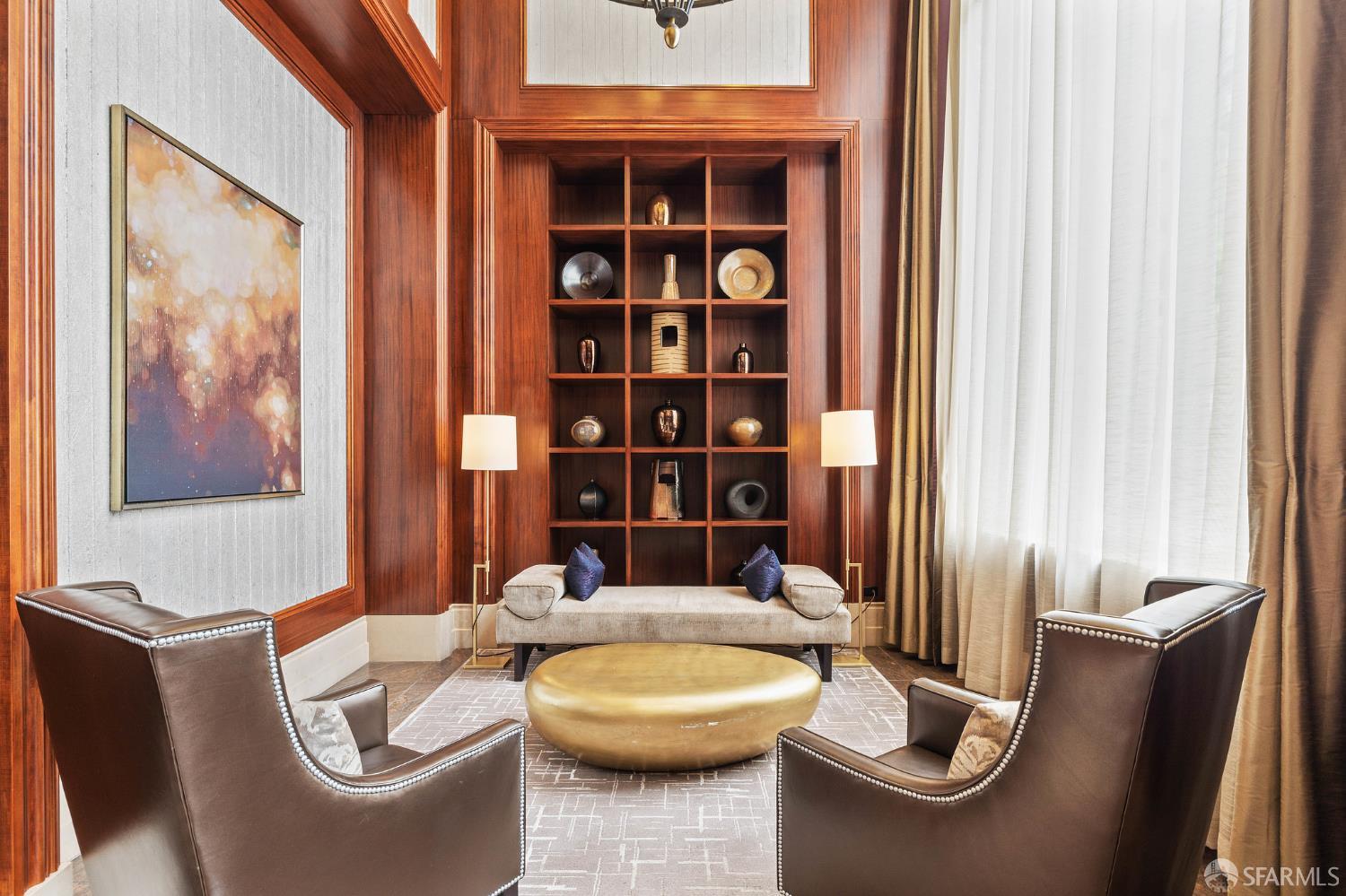 690 Market Street, Unit 2404 San Francisco, CA 94104 - Photo 31 of 36 a living room with furniture and window